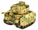 【中古】モンモデル ワールドウォートゥーンシリーズ ドイツ中戦車 4号戦車 色分け済みプラモデル MWWT013