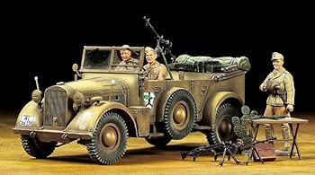 【中古】タミヤ(TAMIYA) 1/35 イタレリシリーズ ドイツ軍 中型軍用車 ホルヒKfz.15 北アフリカ戦線 プラモデル 37015 成型色