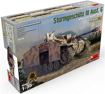 【中古】ミニアート 1/35 ドイツ軍 3号突撃砲 G型 1943年4月 アルケット社製 フルインテリア プラモデ..