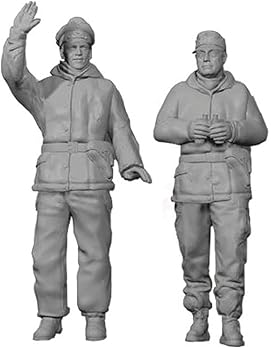【中古】(非常に良い)エフシーモデル 1/35 第二次世界大戦 ドイツ軍 戦車兵 冬季装備 セット2 2体入 レジンキット FC37005(3)