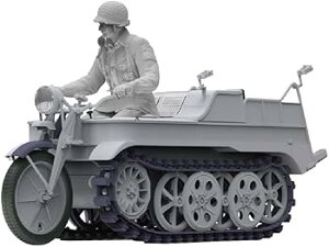 【中古】(非常に良い)フリーダムモデルキット 1/16 第二次世界大戦 Sd.Kfz.2 ケッテンクラフトラート アメリカ軍鹵獲車両 空挺兵ドライバー付 プラモデル FRE16004SP