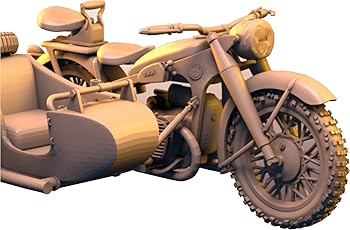 【中古】(非常に良い)IDAPテクノロジー 1/48 ドイツ BMW R-12 軍用サイドカー 3Dプリンター製キット PD..