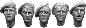 【中古】(非常に良い)エー・アール・ティー・オー プロダクション 1/35 イギリス連邦 ベレー帽着用頭部 5種セット プラモデル用パーツ ARPAH35010