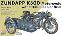 【中古】(非常に良い)バルカンスケールモデルズ 【56007】 1/35 ツュンダップK800/スタイブサイドカーNr28