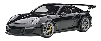 【中古】AUTOart 1/18 ポルシェ 911 (991) GT3 RS ブラック 完成品
