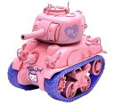 【中古】モンモデル ワールドウォートゥーンズシリーズ M4A1シャーマン ピンクバージョン 色分け済みプラモデル MWWP002