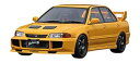 【中古】イグニッションモデル 1/18 ミツビシ ランサー エボリューション III GSR (CE9A) イエロー 完成品
