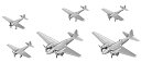 【中古】ピットロード 1/700 スカイウェーブシリーズ 日本陸軍機セット2 プラモデル S69 成型色