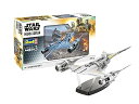 【中古】(非常に良い)Revell 06787 スター・ウォーズ:マンダロリアンN1スターファイター(Din Djarin) 1:24スケール 未構築/未塗装プラスチックモデルキット 座った「