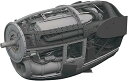 【中古】エデュアルド 1/48 ブラッシン ロッキード P-38J ライトニング 右エンジン (タミヤ用) プラモデル用パーツ EDU648982