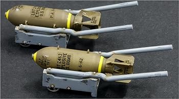 【中古】(非常に良い)プラスモデル 1/48 Mk.1 手押し爆弾カート・250ポンド爆弾 2個入 3Dプリンター製..