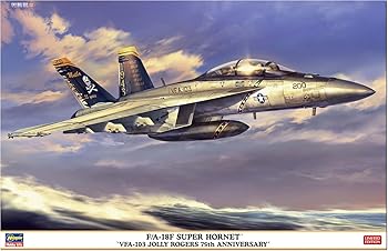 【中古】(非常に良い)ハセガワ(Hasegawa) 1/48 アメリカ F/A-18F スーパーホーネット VFA-103 ジョリーロジャース 75周年記念 プラモデル 07552 (飛行機)