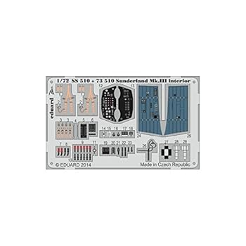 【中古】エデュアルド 1/72 サンダーランド Mk.III 内装パーツセット EDUSS510