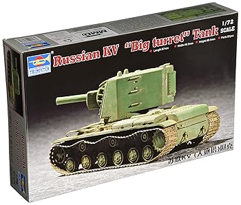 【中古】トランペッター 1/72 ソビエト軍 KV-2 先行量産型 07236 プラモデル