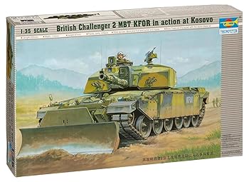 【中古】トランペッター 1/35 イギリス陸軍 チャレンジャーII コソボVer プラモデル