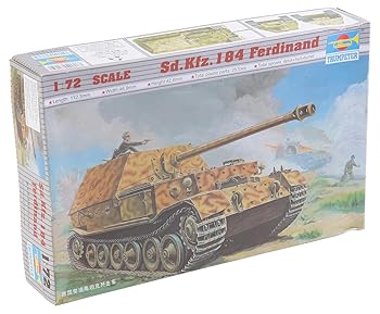 【中古】トランペッター 1/72 ドイツ駆逐戦車 フェルディナンド プラモデル