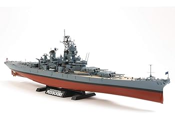 【中古】(非常に良い)タミヤ 1/350 艦船シリーズ No.29 アメリカ海軍 戦艦 BB-63 ミズーリ 1991年仕様 プラモデル 78029