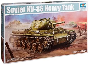 【中古】(非常に良い)トランペッター 1/35 ソビエト軍 KV-8S 火炎放射戦車 プラモデル