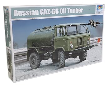 【中古】(非常に良い)トランペッター 1/35 GAZ-66 燃料給油トラック プラモデル