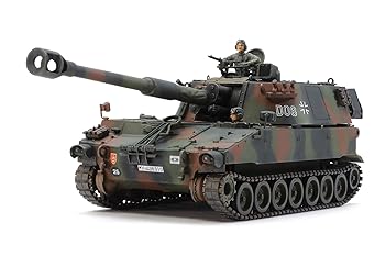 【中古】タミヤ 1/35 イタレリシリーズ No.22 ドイツ連邦軍 M109A3G 自走砲 プラモデル 37022