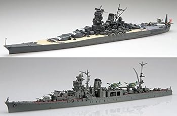 【中古】フジミ模型 1/700 特シリーズSPOT No.53 菊水作戦 戦艦大和 軽巡洋艦矢矧セット プラモデル