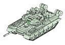 【中古】(非常に良い)トランペッター 1/72 ソビエト軍 T-80BV 主力戦車 プラモデル 07145