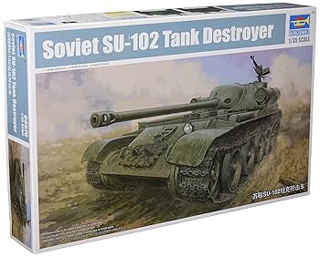 【中古】トランペッター 1/35 ソビエト軍 SU-102自走砲 プラモデル 09570