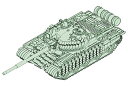 【中古】トランペッター 1/72 ソビエト軍 T-62 ERA主力戦車 1972年型 プラモデル 07149