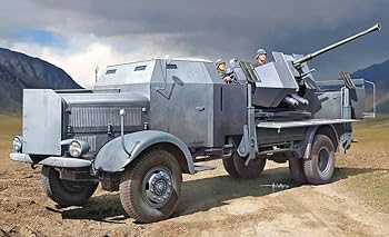 【中古】(非常に良い)トランペッター 1/35 ドイツ軍 L4500A 自走対空砲/3.7cm Flak37 プラモデル 09593