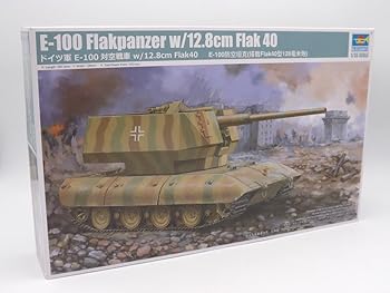 【中古】(非常に良い)トランペッター 1/35 ドイツ軍 E-100対空戦車 w/12.8cm Flak40 プラモデル 09585 ..