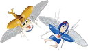 【中古】自由研究シリーズNo.253 ポプテピピック編 カブトムシ ポプ子 ver. & クワガタムシ ピピ美 ver. プラモデル
