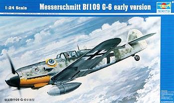 【中古】トランペッター 1/24 メッサーシュミットBf109 G-6前期型 プラモデル