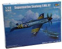 【中古】(非常に良い)トランペッター 1/48 スーパーマリン シーファング F. Mk.32 プラモデル