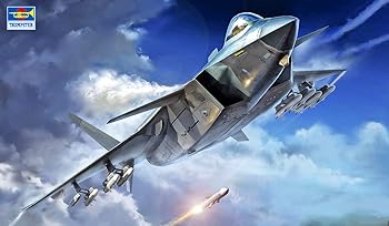 【中古】(非常に良い)トランペッター 1/48 中国空軍 J-20戦闘機 マイティ・ドラゴン ビーストモード プ..