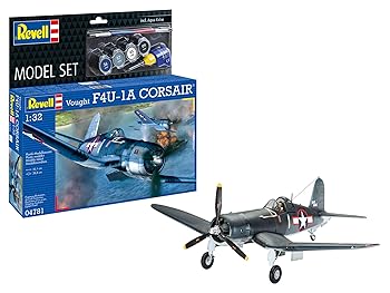 【中古】(非常に良い)Revell Model Set 64781 ヴォート F4U-1A コルセア 1:32スケール 未組み立て/未塗..