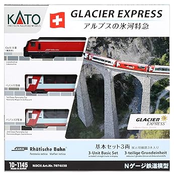 【中古】KATO Nゲージ アルプスの氷河特急 基本 3両セット 10-1145 鉄道模型 客車