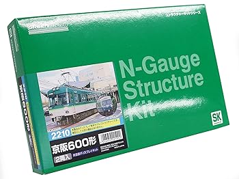 【中古】グリーンマックス Nゲージ 京阪600形 未塗装ディスプレイキット 2210 鉄道模型 電車