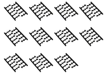 【中古】(非常に良い)グリーンマックス Nゲージ ナックルカプラー 徳用パック (中・黒/110個入り) 鉄道模型 用品 8900