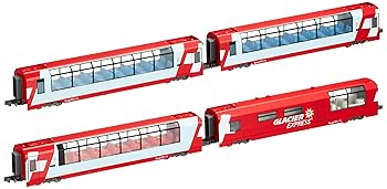 【中古】(非常に良い)カトー(KATO) Nゲージ アルプスの氷河特急 増結 4両セット 10-1146 鉄道模型 客車