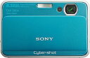 【中古】(非常に良い)Sony Cybershot DSC - t2 8 MPデジタルカメラwith 3 x光学ズーム(ブルー)
