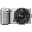 【中古】Sony Alpha NEX-5A/S Digital Camera with 16mm f/2.8 Lens (Silver) (OLD MODEL)