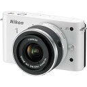 【中古】(非常に良い)Nikon COOLPIX J1 (10-30mmキット)デジタル一眼レフカメラ 10.1MPと3インチスクリーン(ホワイト)