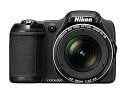 【中古】(非常に良い)Nikon デジタルカメラ COOLPIX L820 光学30倍ズーム 有効画素数1605万画素 ブラック L820BK