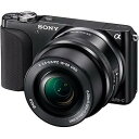 【中古】(非常に良い)Sony NEX-3NL/B Mirrorless Digital Camera Kit (Black) by Sony