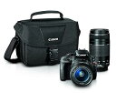 【中古】(非常に良い)Canon EOS Rebel SL1 デジタル一眼レフ 18-55mm STM + 75-300mm f/4-5.6 III レンズバン...
