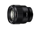 【中古】(非常に良い)Sony SEL85F18 85mm F/1.8-22 中望遠固定プライムカメラレンズ ブラック