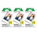 【中古】(非常に良い)(フジフィルム) Fujifilmフィルム Instax Mini用 ツインパック x 3個セット 写真合計60枚分 Instaxカメラ用