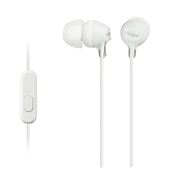 【中古】(非常に良い)Sony EX14AP Aud?fonos con micr?fono In-Ear manos libres, Blanco 【中古】(非常に良い)Sony EX14AP Aud?fonos con micr?fono In-Ear manos libres, Blanco