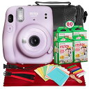 【中古】(非常に良い)FUJIFILM INSTAX Mini 11 インスタントフィルムカメラ (ライラックパープル) + 品セット 富士フイルムInstax...