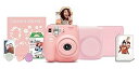 【中古】FUJIFILM Instax Mini 7s インスタントカメラセット - ライトピンク